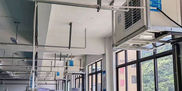 汽配廠房車(chē)間降溫裝蒸發(fā)冷省電空調(diào)比傳統(tǒng)空調(diào)，更環(huán)保省錢(qián)省電